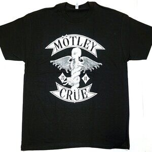 Motley Crue Graphic Band T-Shirt Vintage Heavy Metal Rock Tee 84